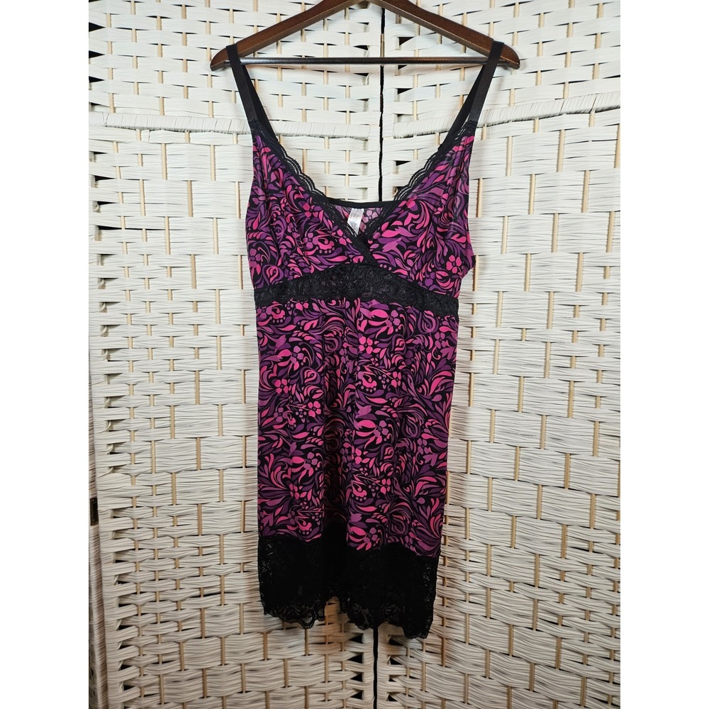 Delta Burke Slip Sz 3X Dark Romantic Babydoll